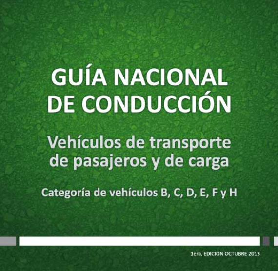 Guía Nacional de Conducción