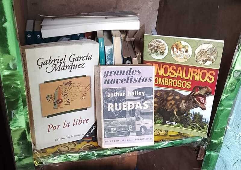 Libros en la biblioteca