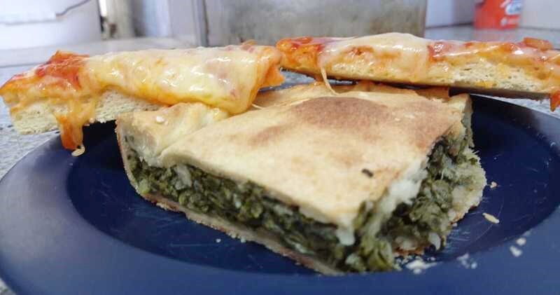Pascualina y pizza
