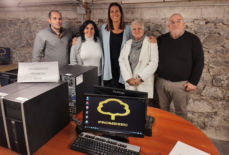 Walter Conte, Lilián Fachelli , Rosanna de Olivera, Rosario Pérez y César Garay